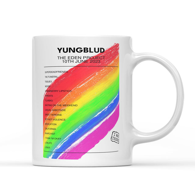 YUNGBLUD The Eden Project St Austell 10th June 2023 - Setlist Mug - Setlist