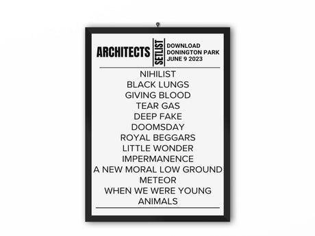 Architects Setlist Download June 2023 - Setlist