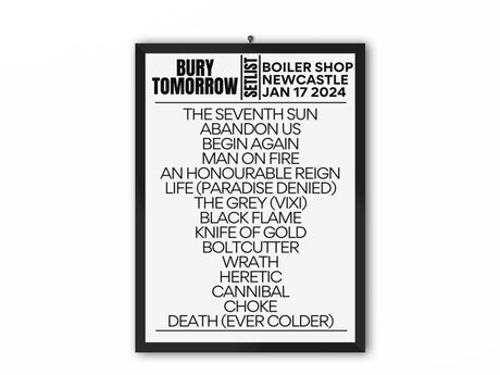 Bury Tomorrow Setlist Newcastle January 2024 - Setlist