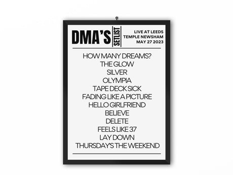 DMA's Live At Leeds Setlist May 2023 - Setlist