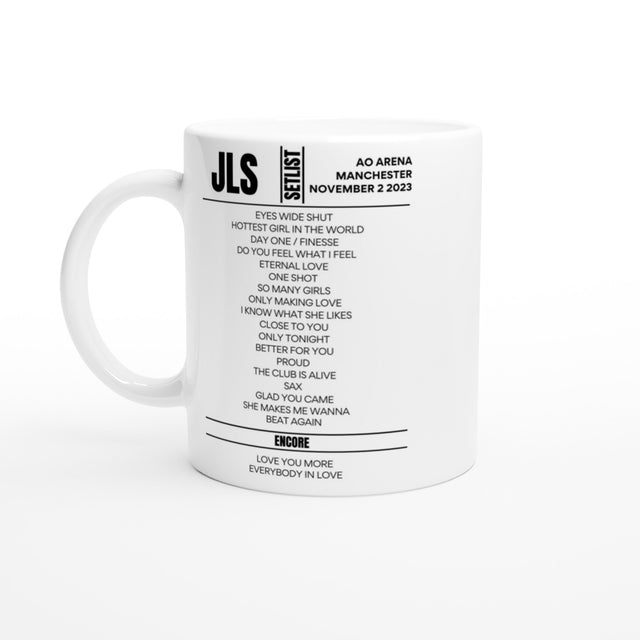 JLS Manchester November 2023 Setlist Mug - Setlist