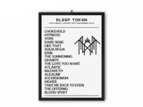 Sleep Token OVO Arena December 2023 Replica Setlist - Setlist