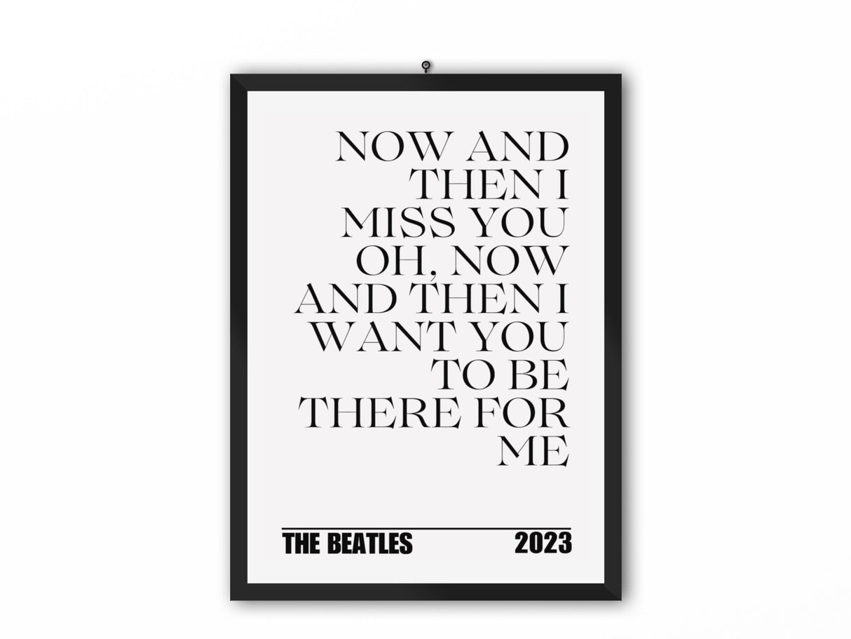 The Beatles - Now And Then Lyrics - Setlist