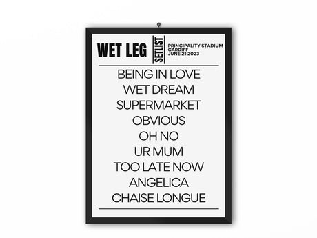 Wet Leg Setlist Cardiff June 2023 - Setlist